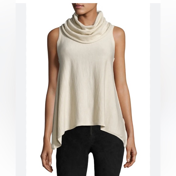 Alice + Olivia Tops - Alice & Olivia wool cashmere Sharry turtle Cowl neck top sleeveless lightweight